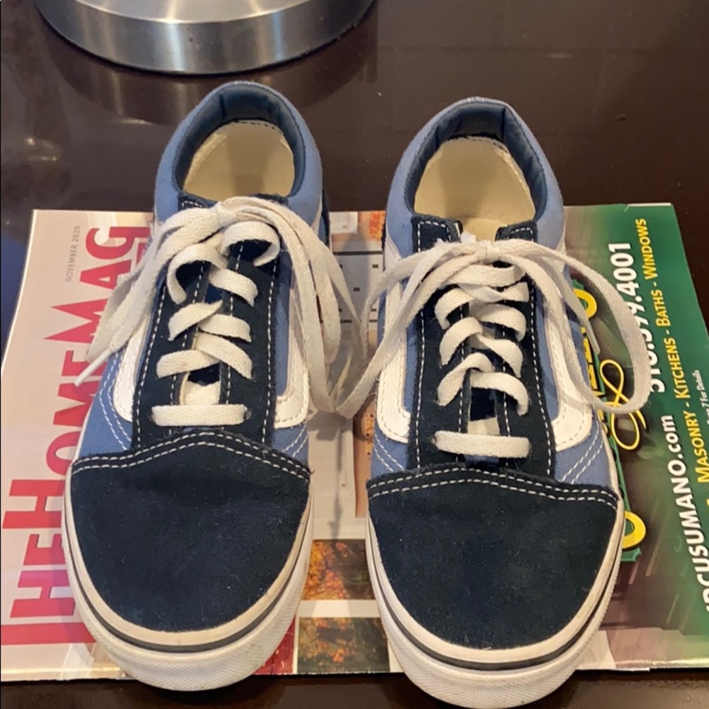 Barely Worn Vans - Size US KID 13.5